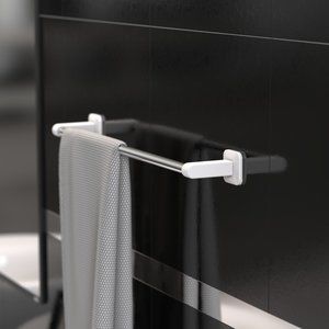 Wall decor Towel Bar Towel Rack Bathroom No Drill